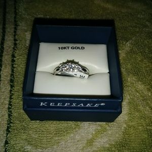 Believe by Brillance 10K White Gold Ring